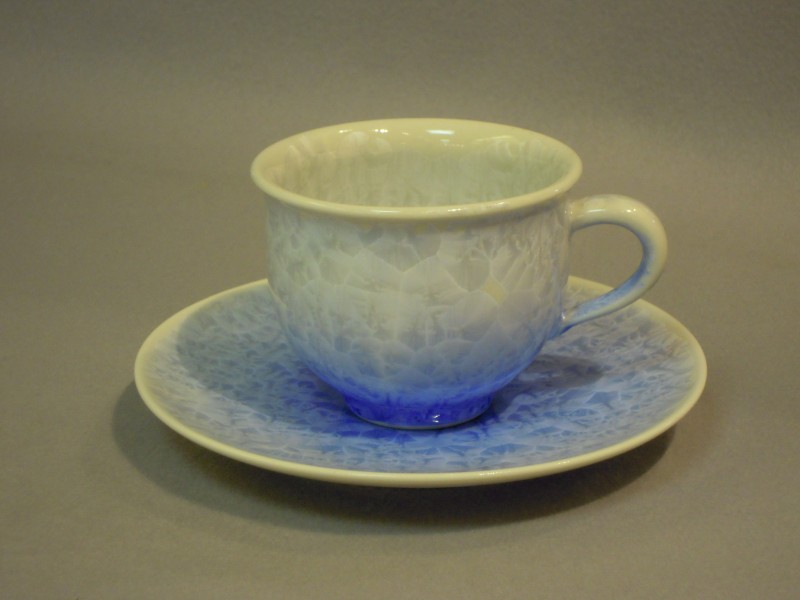京釉花(青)コーヒー碗