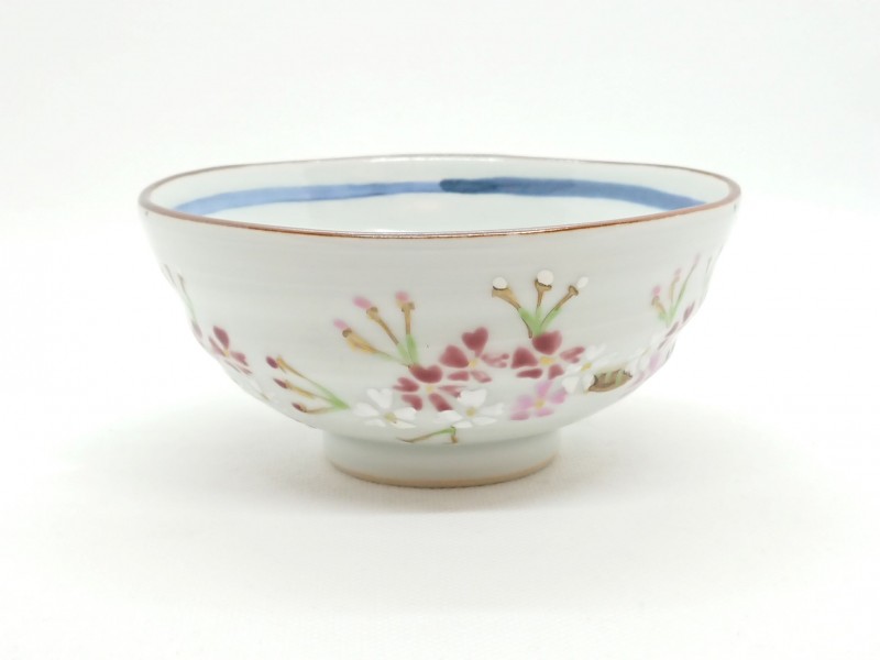 色絵桜組飯碗3